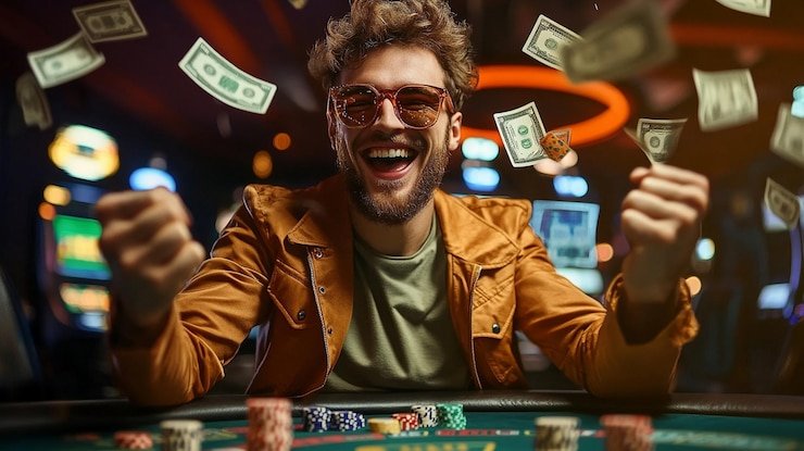 Antarmuka roulette di iOS Web dengan kontrol responsif